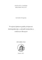 Procjena tjelesne građe primjenom bioimpedancije u odraslih bolesnika s cističnom fibrozom