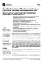 Plasma Membrane Calcium ATPase-Neuroplastin Complexes Are Selectively Stabilized in GM1-Containing Lipid Rafts