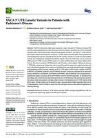 SNCA 3′ UTR Genetic Variants in Patients with Parkinson’s Disease