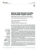 Editorial: Male Idiopathic Infertility: Novel Possible Targets, Volume I