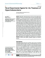 Novel Experimental Agents for the Treatment of Hypercholesterolemia