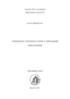 Učestalost i čimbenici rizika u retinopatiji nedonoščeta