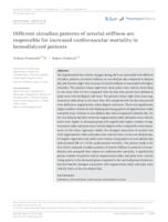 Different circadian patterns of arterial stiffness are responsible for increased cardiovascular mortality in hemodialyzed patients