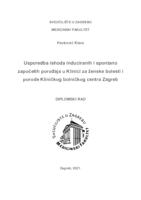 Usporedba ishoda induciranih i spontano započetih porođaja u Klinici za ženske bolesti i porode Kliničkog bolničkog centra Zagreb