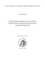 Uloga cijelogenomskog sekvenciranja u karakterizaciji multirezistentnih Gram-negativnih bakterija