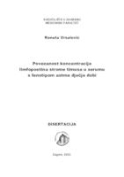 Povezanost koncentracije limfopoetina strome timusa u serumu s fenotipom astme dječje dobi