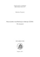 Neurološke manifestacije infekcije COVID-19 virusom