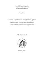 Evaluacija učinkovitosti stereotaktičke tjelesne radioterapije kod pacijenata s lokalno uznapredovalim karcinomom gušterače