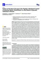 Failure of the Brain Glucagon-Like Peptide-1-Mediated Control of Intestinal Redox Homeostasis in a Rat Model of Sporadic Alzheimer’s Disease