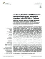 AI-Based Prediction and Prevention of Psychological and Behavioral Changes in Ex-COVID-19 Patients