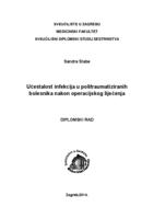 Učestalost infekcija u politraumatiziranih bolesnika nakon operacijskog liječenja