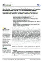 Non-Medical Factors Associated with the Outcome of Treatment of Chronic Non-Malignant Pain: A Cross-Sectional Study