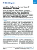 Identifying the Common Genetic Basis of Antidepressant Response