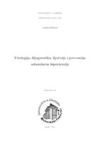 Etiologija, dijagnostika, liječenje i prevencija sekundarne hipertenzije