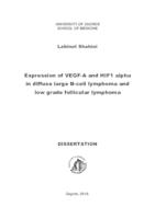 Expression of VEGF-A and HIF1 alpha in diffuse large B-cell lymphoma and low grade follicular lymphoma