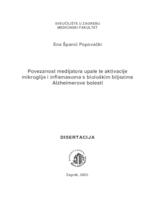 Povezanost medijatora upale te aktivacije mikroglije i inflamasoma s biološkim biljezima Alzheimerove bolesti