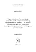 Usporedba dinamike nastajanja ektopične kosti primjenom koštanog morfogenetskog proteina 2 na nosaču kolagenske spužvice i koštanog morfogenetskog proteina 6 u autolognom krvnom ugrušku