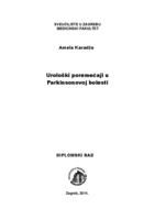 Urološki poremećaji u Parkinsonovoj bolesti