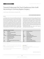 Towards Endoscopic No-Touch Saphenous Vein Graft Harvesting in Coronary Bypass Surgery