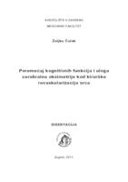 Poremećaj kognitivnih funkcija i uloga cerebralne oksimetrije kod kirurške revaskularizacije srca 