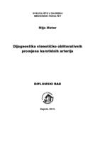 Dijagnostika stenotičko-obliterativnih promjena karotidnih arterija