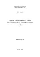 Utjecaj 5-azacitidina na razvoj eksperimentalnog teratokarcinoma u miša 