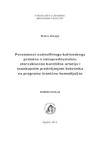 Povezanost eozinofilnoga kationskoga proteina s uznapredovalošću ateroskleroze karotidne arterije i sveukupnim preživljenjem bolesnika na programu kronične hemodijalize 