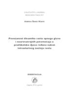 Povezanost dinamike rasta opsega glave i neurorazvojnih poremećaja u predškolske djece rođene nakon intrauterinog zastoja rasta 