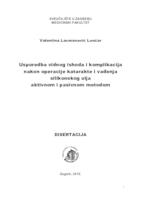 Usporedba vidnog ishoda i komplikacija nakon operacije katarakte i vađenja silikonskog ulja aktivnom i pasivnom metodom 