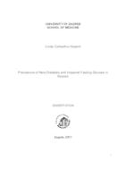 Prevalence of new diabetes and impaired fasting glucose in Kosovo