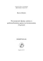 Povezanost dječje astme s polimorfizmima gena na kromosomu 17q12-21 