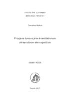 Procjena tumora jetre kvantitativnom ultrazvučnom elastografijom 