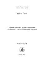 Upalne stanice u stijenci aneurizme
trbušne aorte aterosklerotskoga podrijetla 