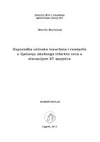 Usporedba učinaka losartana i ramiprila u liječenju akutnoga infarkta srca s elevacijom ST spojnice 