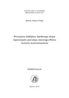 Procjena debljine lipidnoga sloja
mjerenjem pucanja suznoga filma
ručnim instrumentom 