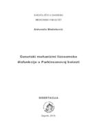 Genetski mehanizmi lizosomske disfunkcije u Parkinsonovoj bolesti 