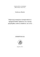 Utjecaj promjene temperature i epigenetskih lijekova na razvoj pupoljaka udova štakora ex vivo 