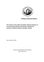 Prognostička vrijednost endotelina-1 za razvoj glaukomskog oštećenja kod bolesnika s eksfolijativnim sindromom