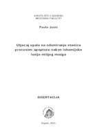 Utjecaj upale na odumiranje stanica procesom apoptoze nakon ishemijske lezije mišjeg mozga