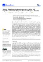 Positive Association between Preserved C-Peptide and Cognitive Function in Pregnant Women with Type-1 Diabetes