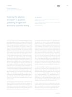 Exploring the adoption of ChatGPT in academic publishing: insights and lessons for scientific writing