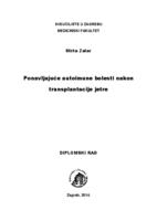 Ponavljajuće autoimune bolesti nakon transplantacije jetre