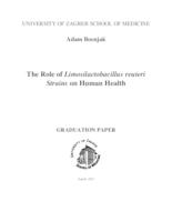 The role of limosilactobacillus reuteri strains on human health