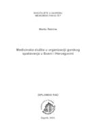 Medicinska služba u organizaciji gorskog spašavanja u Bosni i Hercegovini