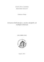 Urinarna disfunkcija u osoba oboljelih od multiple skleroze