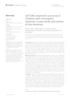 GPi DBS treatment outcome in children with monogenic dystonia: a case series and review of the literature