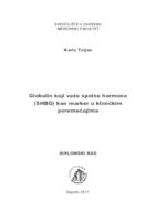 Ekvivalent: Globulin koji veže spolne hormone (SHBG) kao marker u kliničkim poremećajima