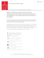 Effects of different progesterone levels on reproductive outcomes in assisted reproductive technologies: from molecular basis to treatment strategies