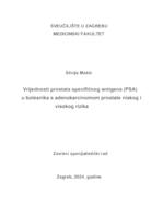 Ekvivalent: Vrijednosti prostata specifičnog antigena (PSA) u bolesnika s adenokarcinomom prostate niskog i visokog rizika