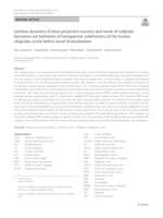 Laminar dynamics of deep projection neurons and mode of subplate formation are hallmarks of histogenetic subdivisions of the human cingulate cortex before onset of arealization